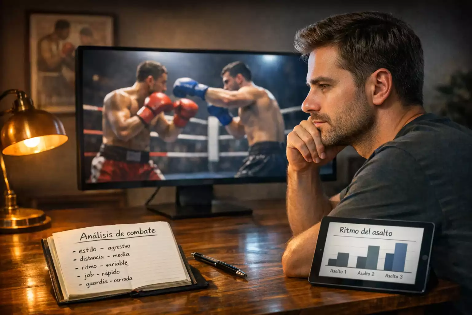 Análisis de combate de boxeo para apuestas deportivas